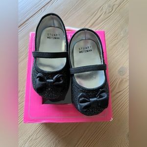 New My First Stuart Weitzmans (Baby Fizz Black)size 3